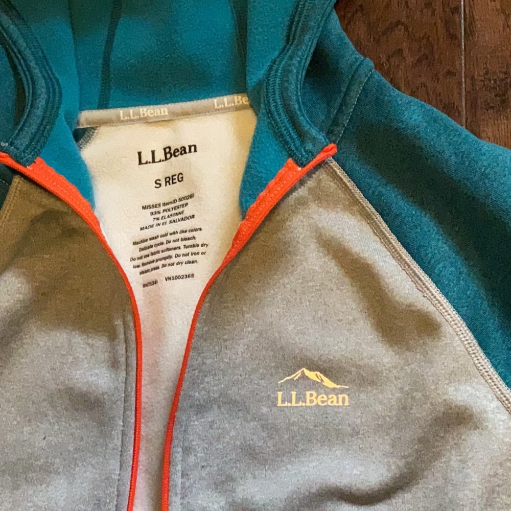 L.L. Bean Zip Up Jacket Color Block - image 6